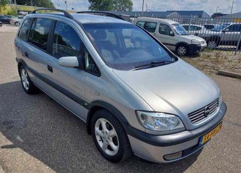 2001 Opel Zafira 2.2-16V Elegance ✅7-Persoons ✅AUTOMAAT ✅BENZINE ✅AIRCO ✅CRUISEC ✅TREKHAAK - 1