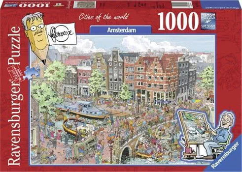 Ravensburger Puzzel Amsterdam 1000 stukjes - 0