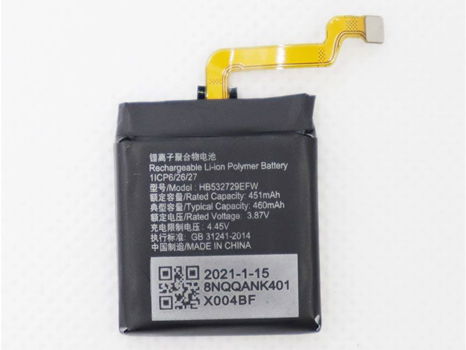 New battery HB532729EFW 451mAh 3.87V for HUAWEI GT2 Pro Smart Watch - 0