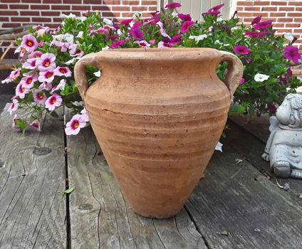 Kruik - aardewerk - terracotta (geleefde staat) - 0