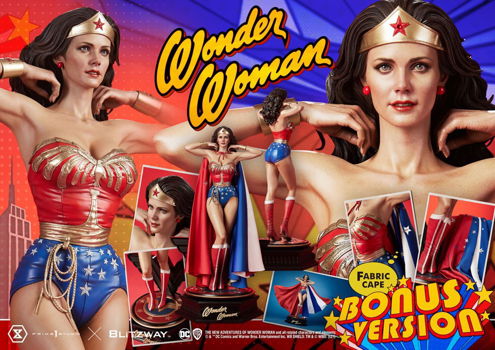 Prime 1 Studio Wonder Woman 1975 Statue Lynda Carter Bonus - 1