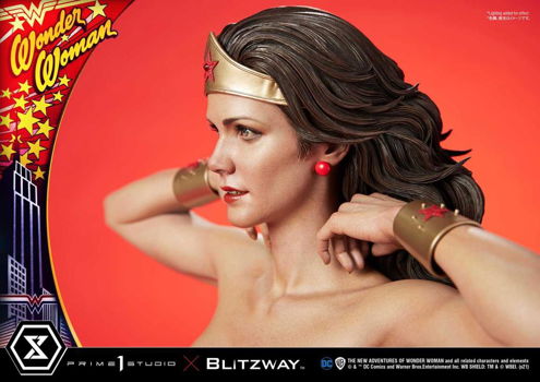 Prime 1 Studio Wonder Woman 1975 Statue Lynda Carter Bonus - 5