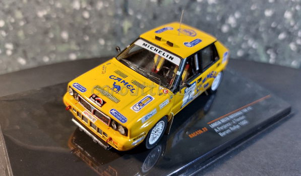 Lancia Delta Integrale #2 1990 geel 1:43 Ixo V1014 - 1