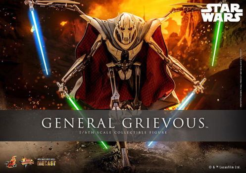 Hot Toys MMS760D67 Star Wars Episode III Revenge Of The Sith General Grievous - 0