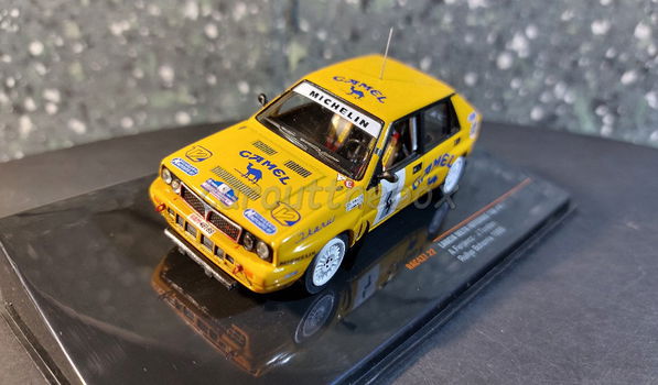 Lancia Delta Integrale #4 1989 geel 1:43 Ixo V1015 - 1