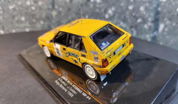 Lancia Delta Integrale #4 1989 geel 1:43 Ixo V1015 - 2