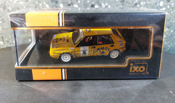 Lancia Delta Integrale #4 1989 geel 1:43 Ixo V1015 - 3