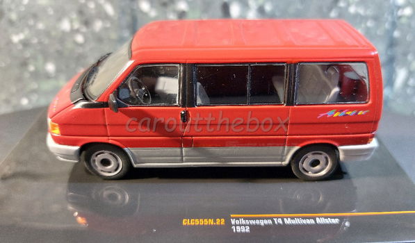 VW T4 multivan Allstar 1992 rood 1:43 Ixo V1016 - 0