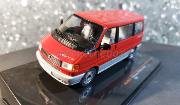 VW T4 multivan Allstar 1992 rood 1:43 Ixo V1016 - 1