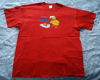 Te koop nieuw rood T-shirt met print Are You OK? (maat: XXL) - 0 - Thumbnail