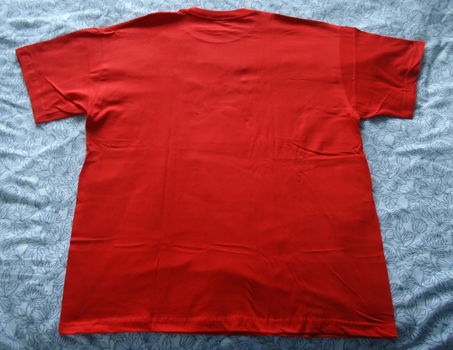 Te koop nieuw rood T-shirt met print Are You OK? (maat: XXL) - 4