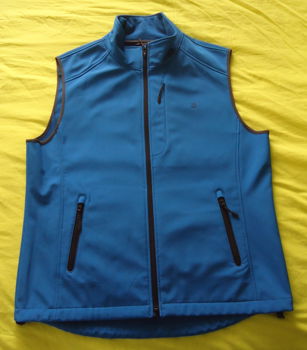 Te koop blauw vest zonder mouwen van Biaggini (maat: XL). - 0