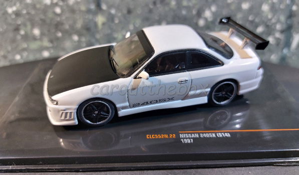 Nissan 240SX (s14) 1997 wit 1:43 Ixo V1025 - 0