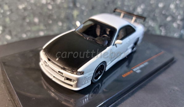 Nissan 240SX (s14) 1997 wit 1:43 Ixo V1025 - 1