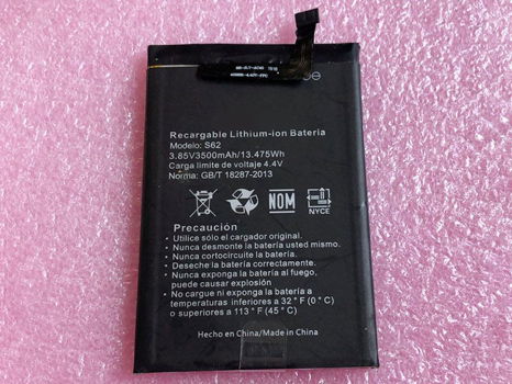 New battery S62 3500mAh/13.475WH 3.85V for Cellacom phone - 0