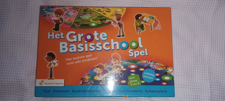 Het grote basisschool spel voor groep 3 t/m 8 Het leukste spel voor alle kinderen! - 0