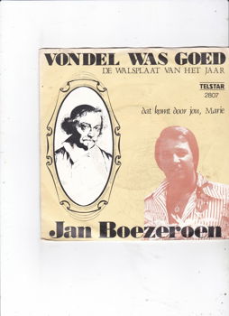 Telstar Single Jan Boezeroen - Vondel was goed - 0