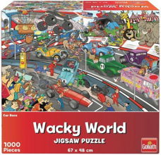 Goliath Wacky World Puzzel Car Race 1000 Stukjes