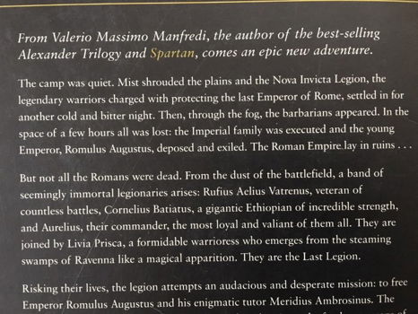 The last legion - Valerio Massimo Manfredi - 1