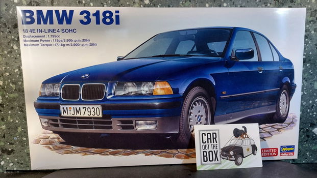 BMW 318i bouwmodel 1:24 Hasegawa - 2