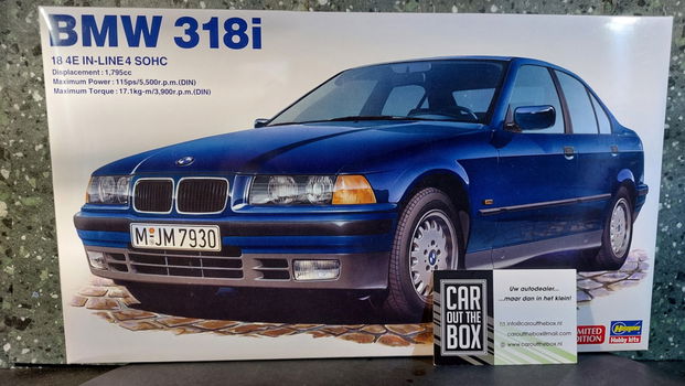 BMW 318i bouwmodel 1:24 Hasegawa - 3