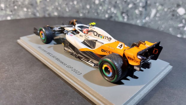 McLaren MCL60 #4 Monaco GP 2023 1:43 Spark Sp120 - 2