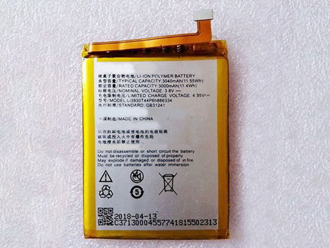 New battery LI3930T44P6H886334 3000mAh/11.4WH 3.8V for ZTE angelcare F5 - 0