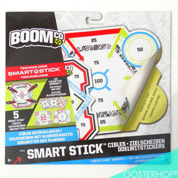 Mattel BoomCo Smart Stick Doelwitstickers voor Nerf Blasters - 0