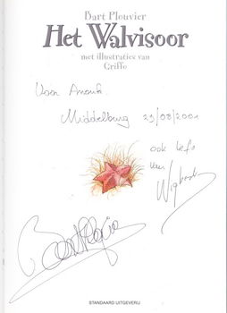 HET WALVISOOR - Bart Plouvier - GESIGNEERD - 2