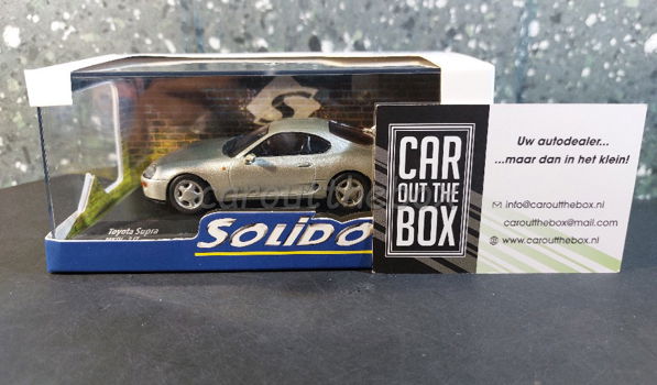 Toyota Supra MK IV zilver 1:43 Solido Sol092 - 5