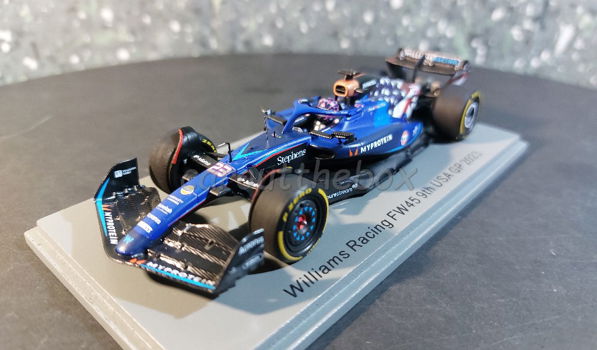 Williams Racing FW45 #23 USA GP 2023 1:43 Spark Sp124 - 1