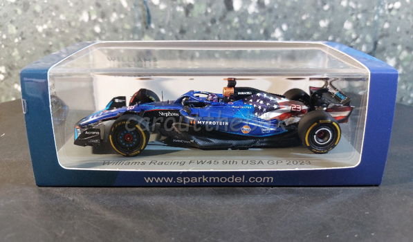 Williams Racing FW45 #23 USA GP 2023 1:43 Spark Sp124 - 4