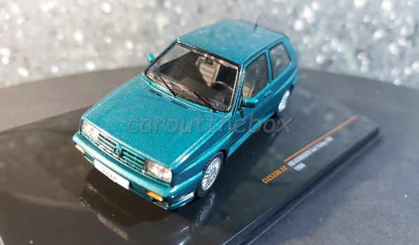 VW Golf Rally G60 1990 groen 1:43 Ixo V1034 - 1