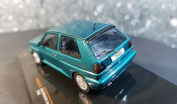 VW Golf Rally G60 1990 groen 1:43 Ixo V1034 - 2