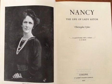 Nancy - The life of Lady Astor - Christopher Sykes - 0