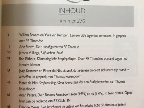 Bzzlletin 270 - Thomese, Thomas Rosenboom, Kees 't Hart - 1