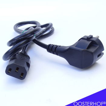 Power Cable C13 1,83 cm 10A 250V AL-501 Haakse stekker - 1