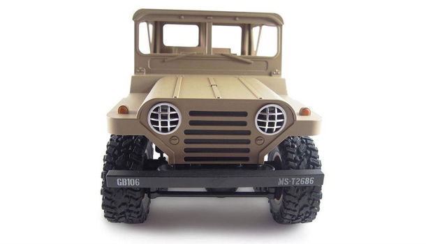 RC Jeep U.S. militaire terreinwagen 1:14 4WD RTR, Dessert Sand - 3