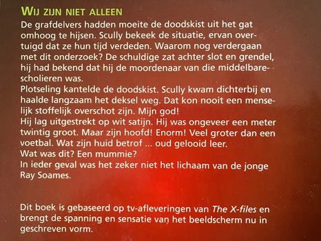 X-Files - Wij zijn niet alleen - Chris Carter - 2