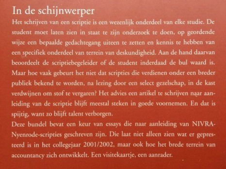 In de schijnwerper (NIVRA Neyenrode-scripties = essays) - 1