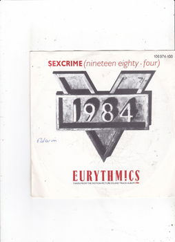 Single Eurythmics - Sexcrime (nineteen eighty four) - 0