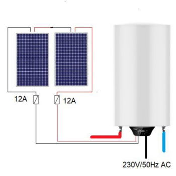 Hybride Sol elektrische boiler 75 liter, Aparici - 1