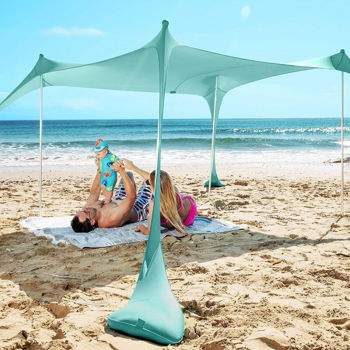 Strandtent zonnescherm partytent windscherm schaduwplek - 0