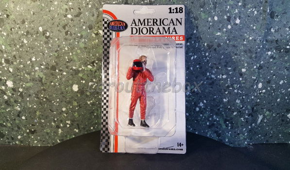 Diorama figuur racing Legends 70s B 1:18 Amer. diorama AD325 - 2