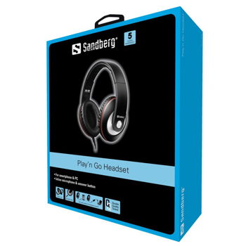 Play'n Go Headset Black Direkt speelklaar Headset zwart - 3