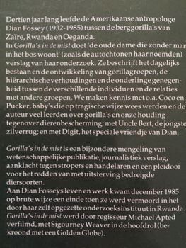 Gorilla's in de mist - Dian Fossy - 1