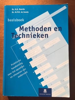 Methoden en technieken basisboek (onderzoek) - Baarda - 0