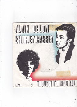 Single Shirley Bassey/Alain Delon-Thought I'd ring you - 0