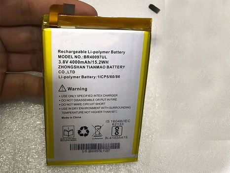 New battery BR40097UL 4000mAh/15.2WH 3.8V for Intex phone - 0