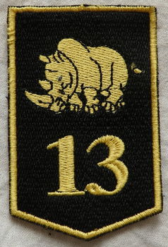 Embleem, Mouw, DT2000, 13 Gemechaniseerde Brigade, KL, vanaf 2000.(Nr.5) - 0